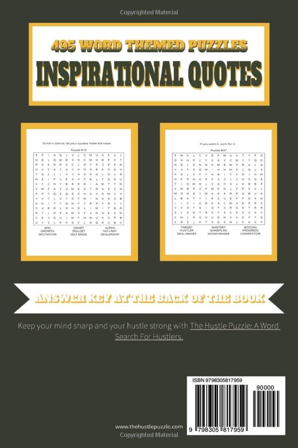 The Hustle Puzzle Word Search Book